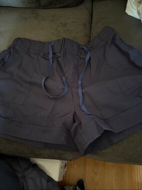 Casual Navy Drawstring Women’s Shorts